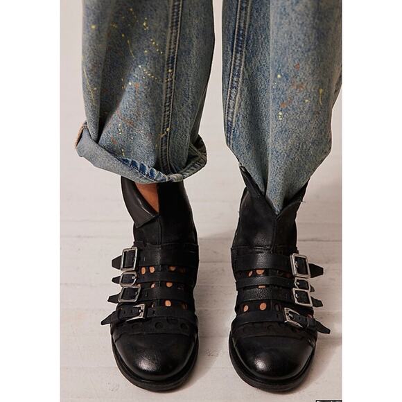 A.S.98 Vivi Buckle Boots 38 NEW